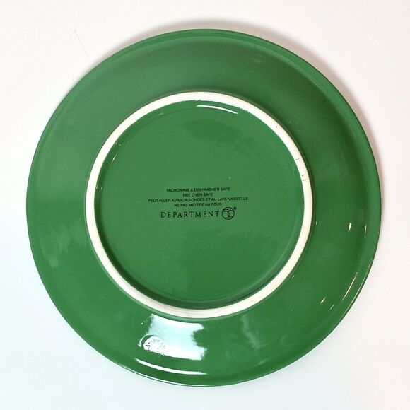 Funny Wine Christmas Appetizer Plate Department 56 Holiday Hosting Hostess - Picture 3 of 4